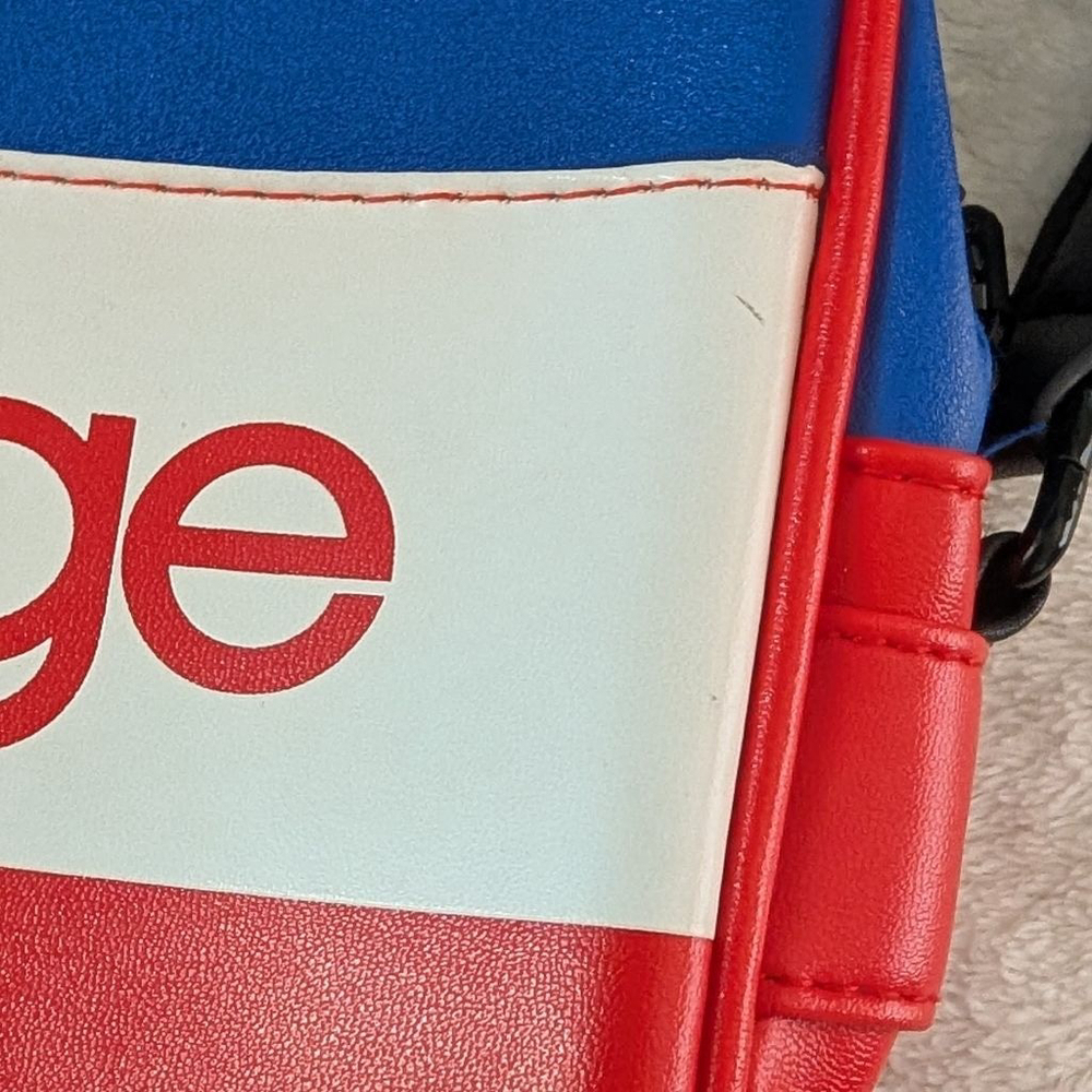 Rampage Crossbody Red Blue Logo Bag - Picture 6 of 10